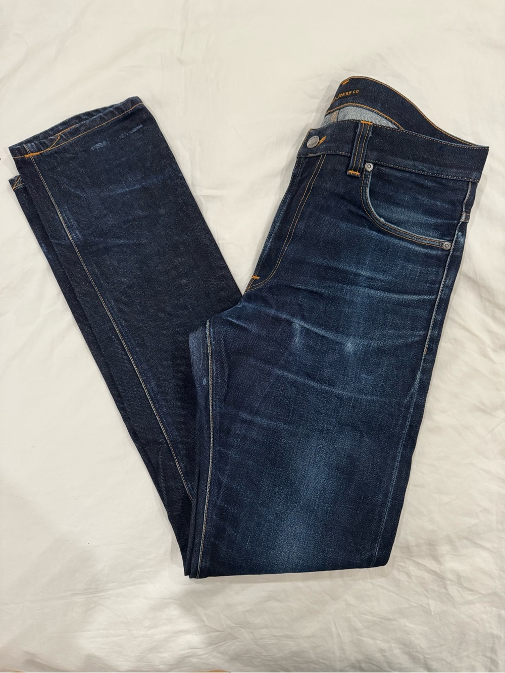Nudie Jeans Dark Indigo Skinny Jeans